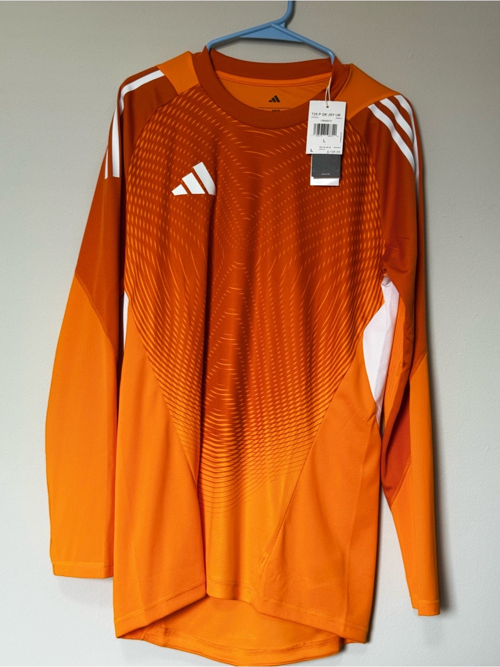 Adidas Men’s Long Sleeve Orange Performance Shirt goalkeeper